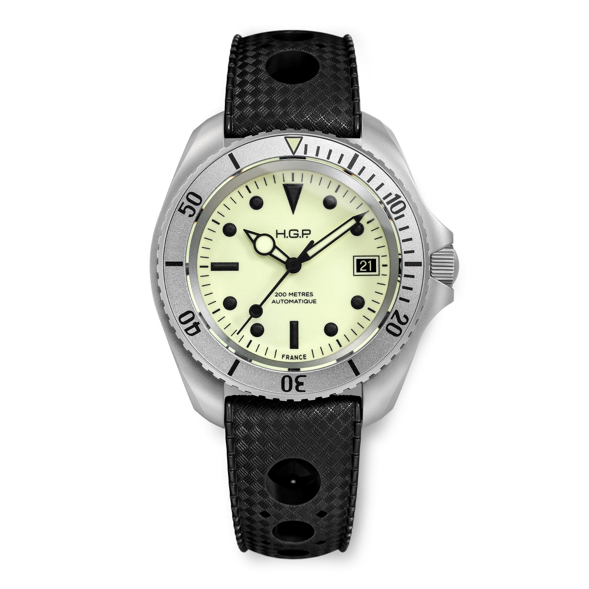 HGP (Hommes Grenouilles de Paris) Night Diver 200M Automatic Full-Lume