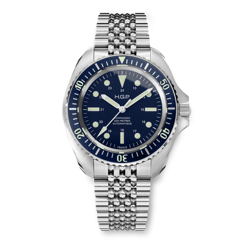 Diver 200M Automatic Commando Diving Watch - Blue