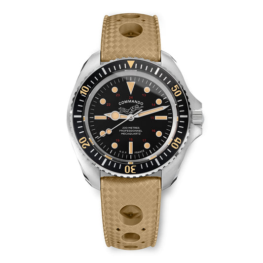 Montre de plongée Diver 200M Mecaquartz Commando - Vintage