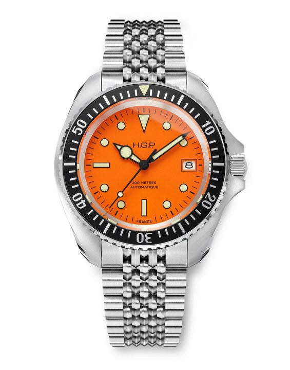Diver 200M Automatic Diving Watch - Orange