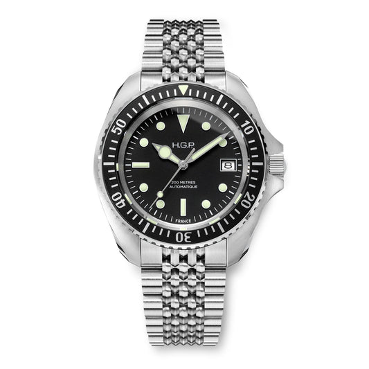 Diver 200M Automatic Bracelet Diving Watch - HGP - Dive Watches
