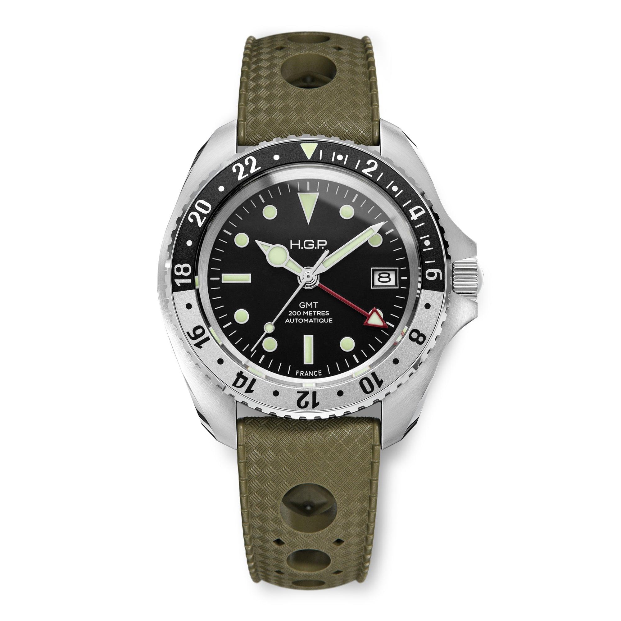 Diver GMT 200M Automatic Diving Watch – HGP Dive Watches