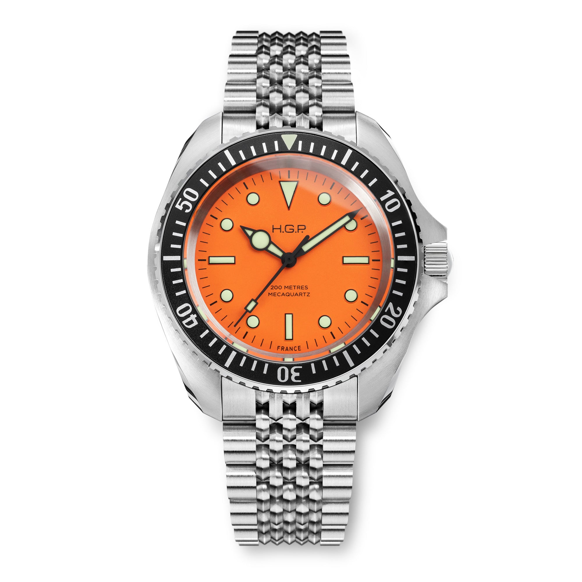 Diver 200M Mecaquartz Diving Watch - Orange