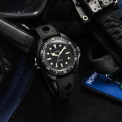 Diver 200M Mecaquartz Diving Watch - Black PVD