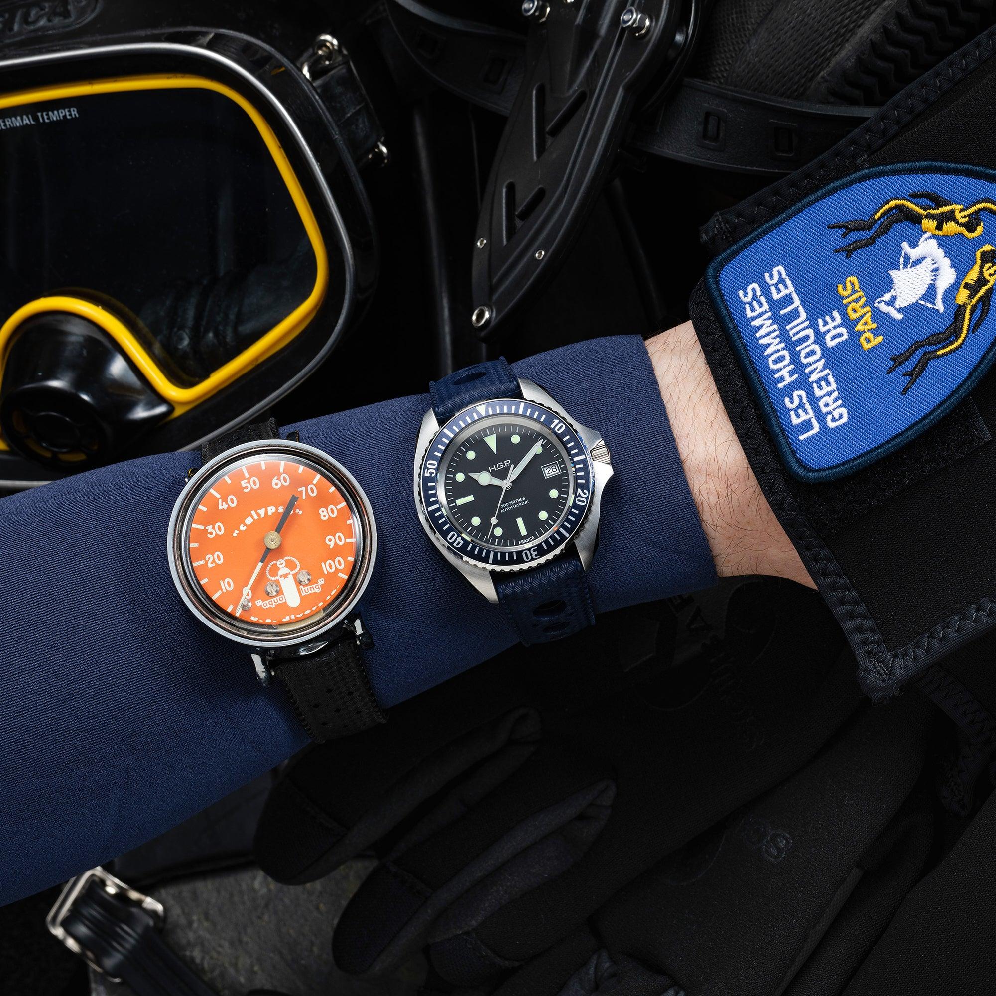 Diver 200M Automatic Diving Watch - Blue - HGP - Dive Watches