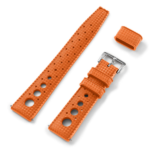 Orange "Rally" Tropic Rubber Strap - NSA