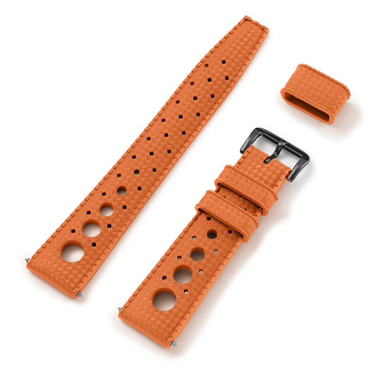 Orange "Rally" Tropic Rubber Strap - NSA