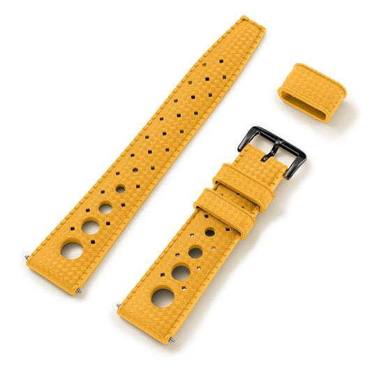 Yellow "Rally" Tropic Rubber Strap - NSA