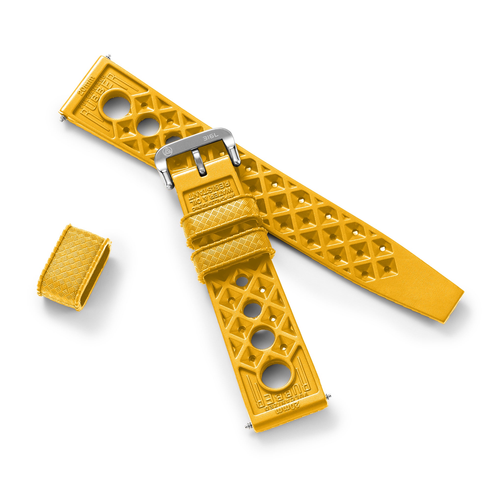 Montre de plongée Diver 200M Mecaquartz - Jaune