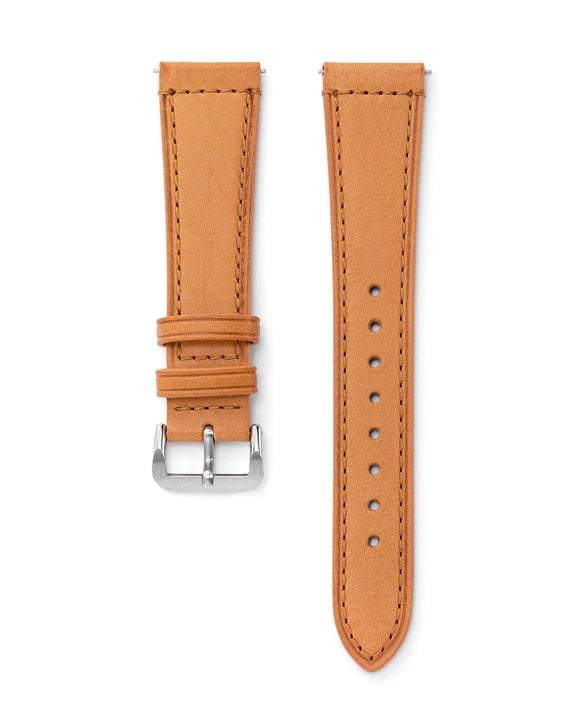 Natural Leather Strap & Steel Buckle - NSA