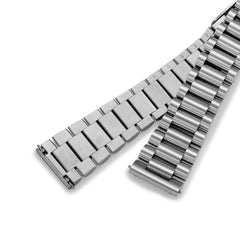 Bracelet 3 maillons brossé en acier - NSA