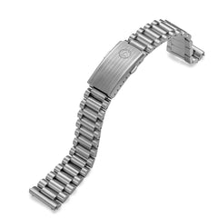 Bracelet 3 maillons brossé en acier - NSA