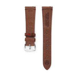 Brown Leather Strap & Steel Buckle - NSA