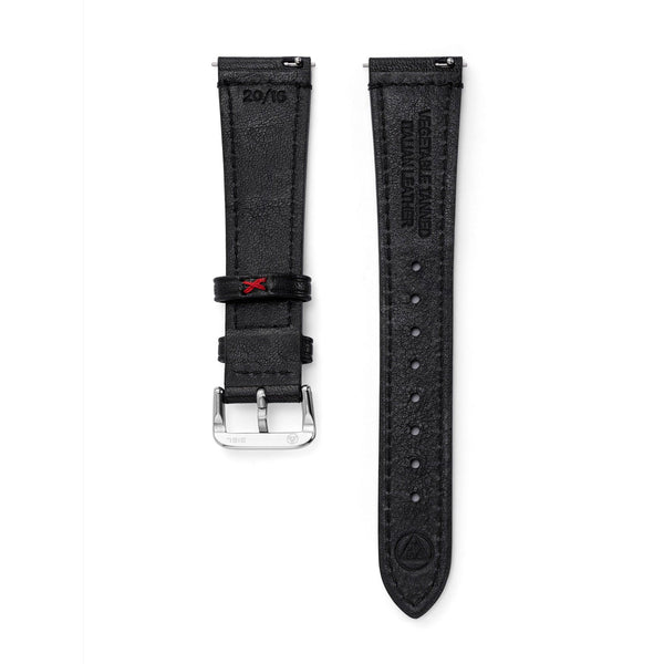 Black Leather Strap & Steel Buckle - NSA