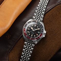 Montre de plongée automatique bracelet Diver GMT 200M - 