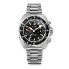 Diver 200M Chrono-Mecaquartz Chronograph - Black Big-Eye