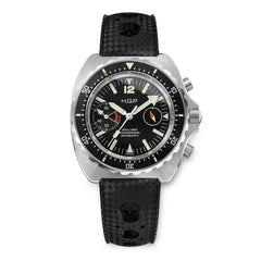 Diver 200M Chrono-Mecaquartz Chronograph - Black Big-Eye