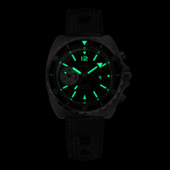 Diver 200M Chrono-Mecaquartz Chronograph - Vintage Black & White Big-Eye