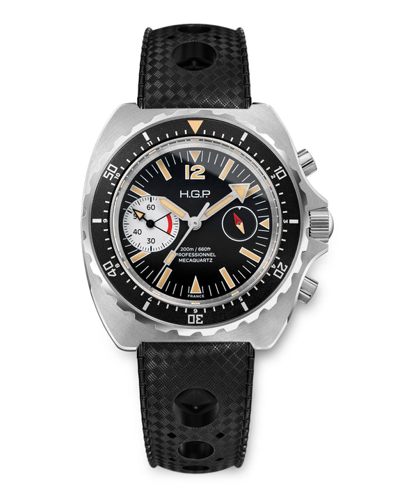 Diver 200M Chrono-Mecaquartz Chronograph - Vintage Black & White Big-Eye