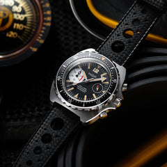 Diver 200M Chrono-Mecaquartz Chronograph - Vintage Black & White Big-Eye