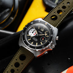 Diver 200M Chrono-Mecaquartz Chronograph - Vintage Black & White Big-Eye