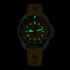 Montre de plongée Diver 200M Mecaquartz - Jaune