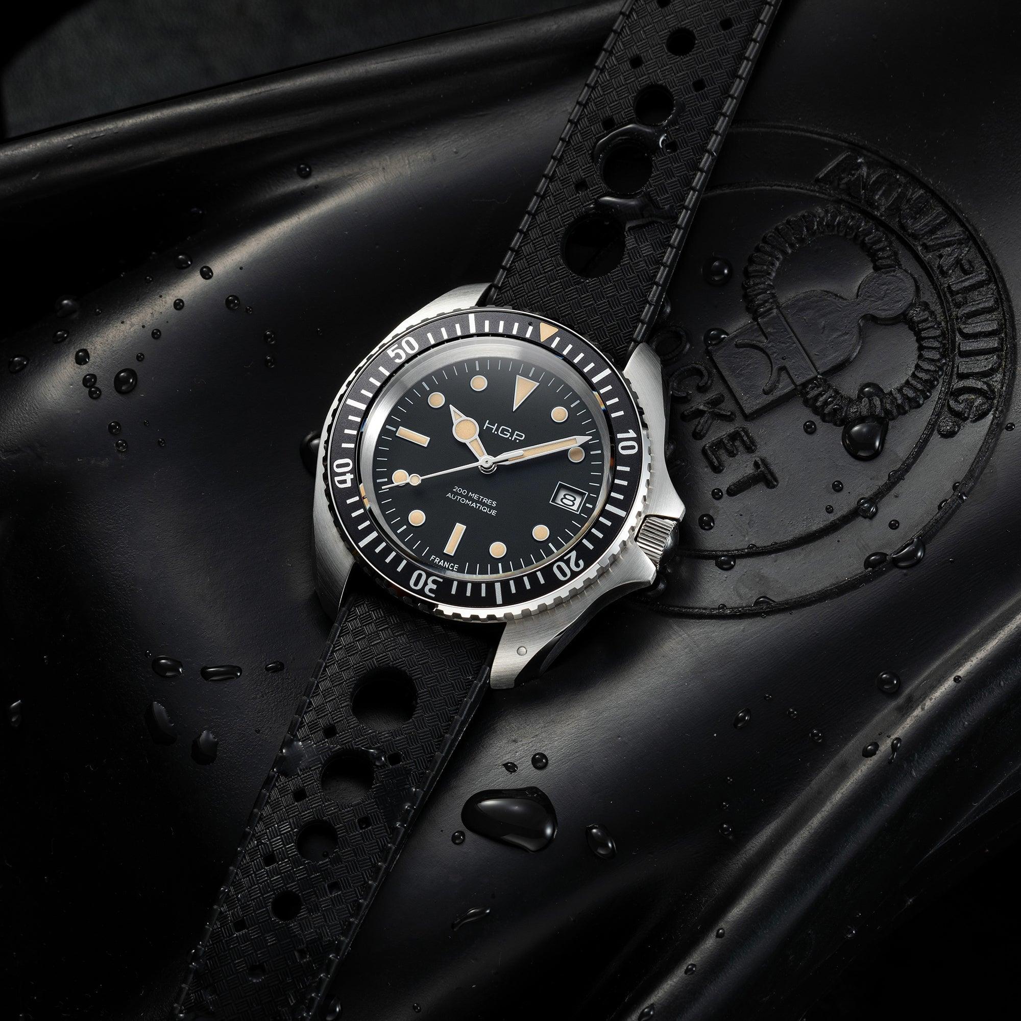 Diver 200M Automatic Vintage Diving Watch - HGP - Dive Watches
