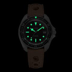 Diver 200M Automatic Vintage Diving Watch - Desert Strap - HGP - Dive Watches