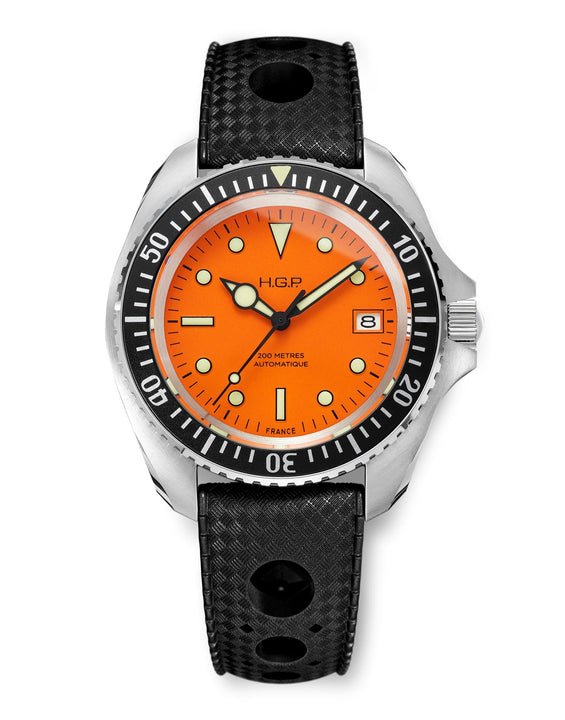 Diver 200M Automatic Diving Watch - Orange