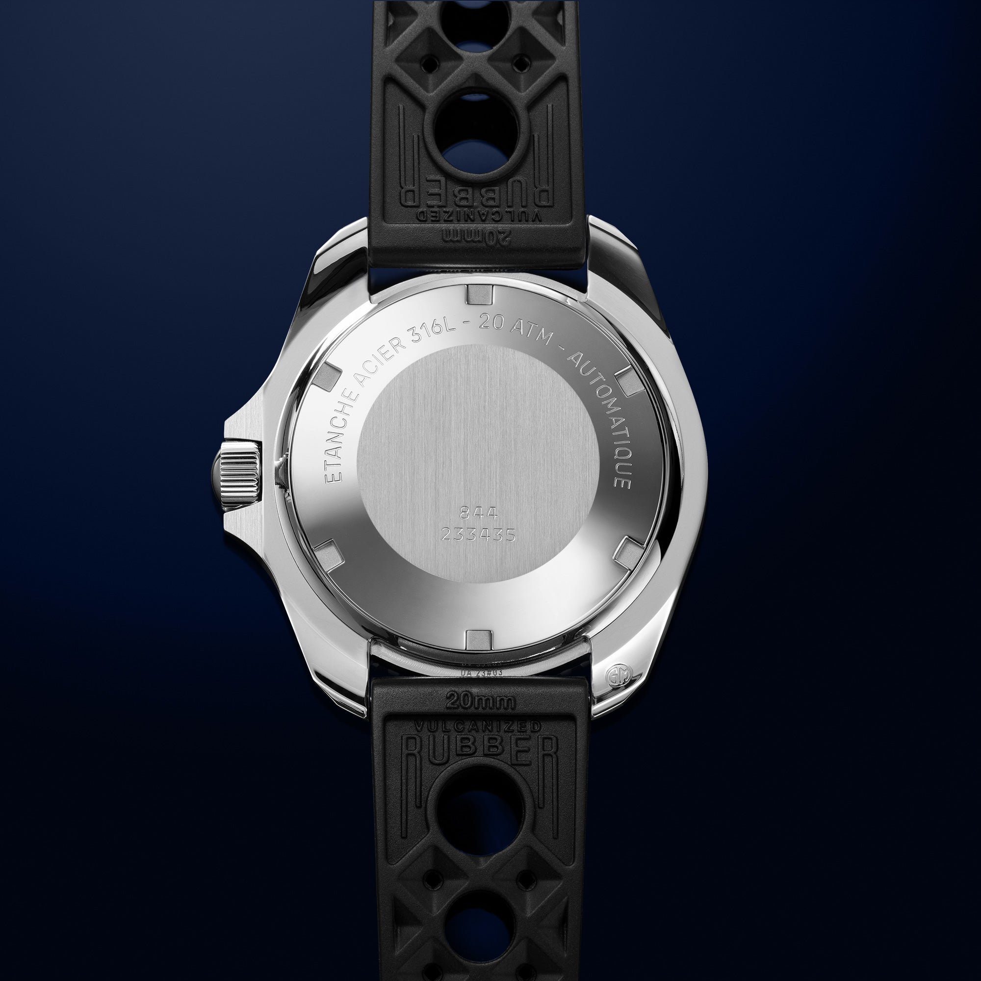 Dm2000 Watch Diver GMT 200M Automatic Diving Watch - Blue & Black