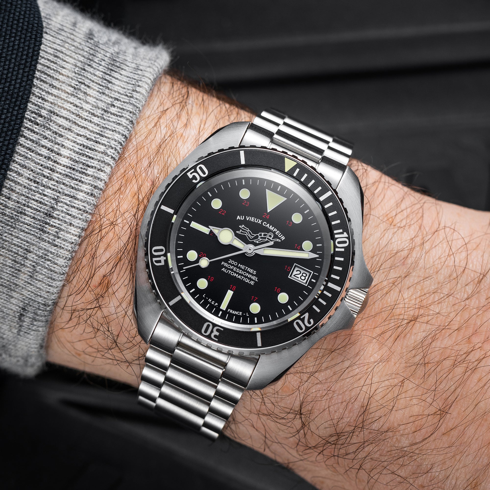 Montre de plongée Diver 200M Automatic - Édition Spéciale Au Vieux Campeur