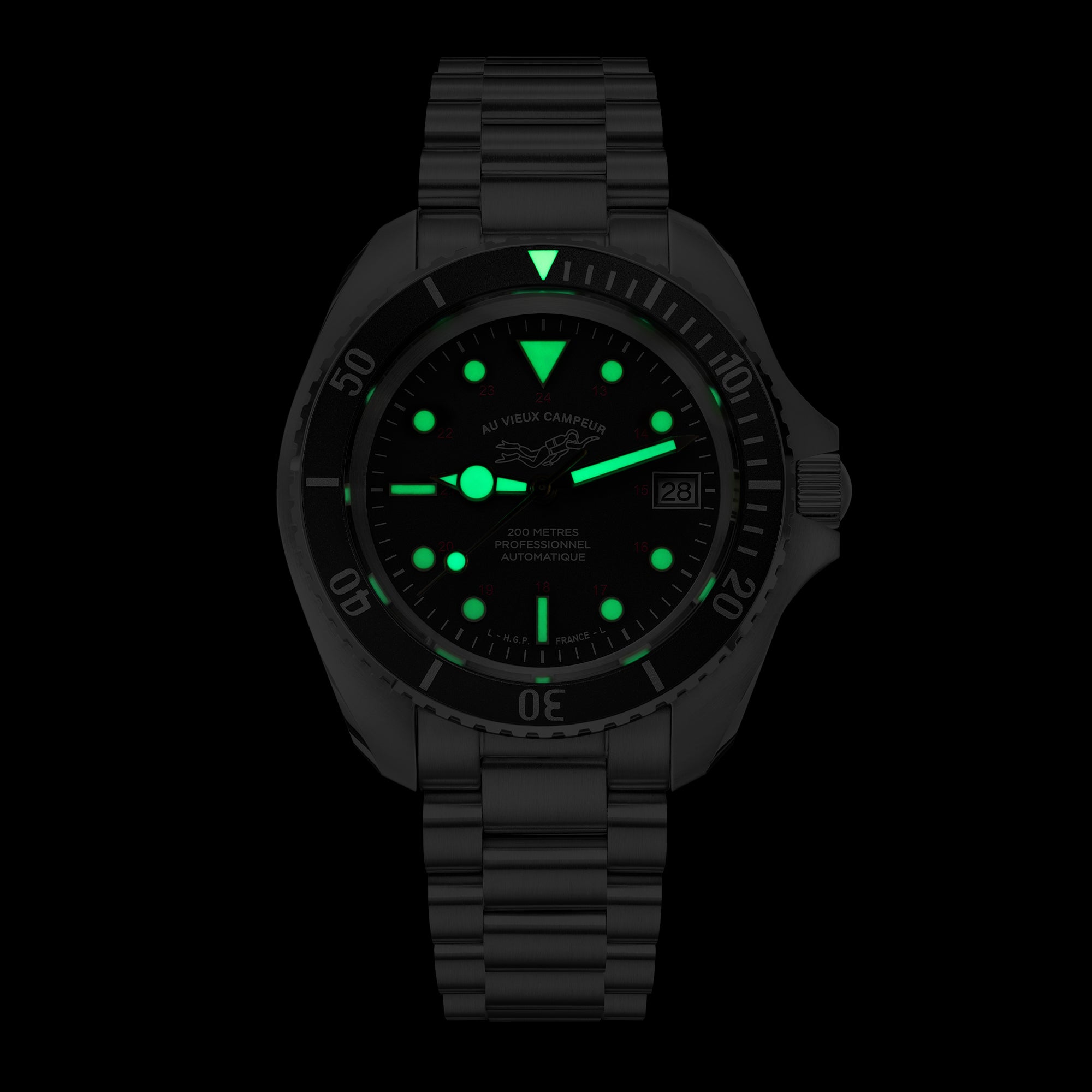 Montre de plongée Diver 200M Automatic - Édition Spéciale Au Vieux Campeur