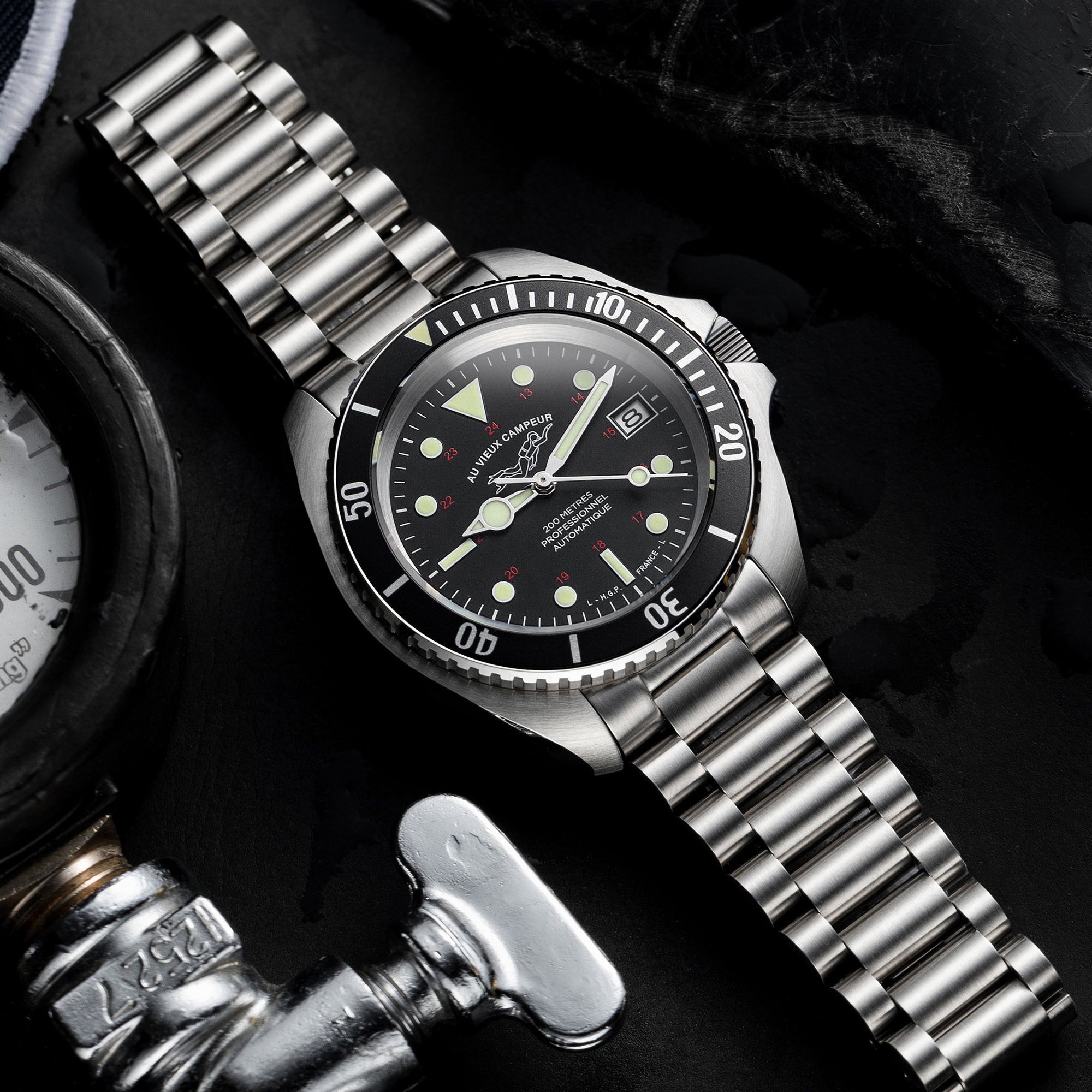 Montre de plongée Diver 200M Automatic - Édition Spéciale Au Vieux Campeur