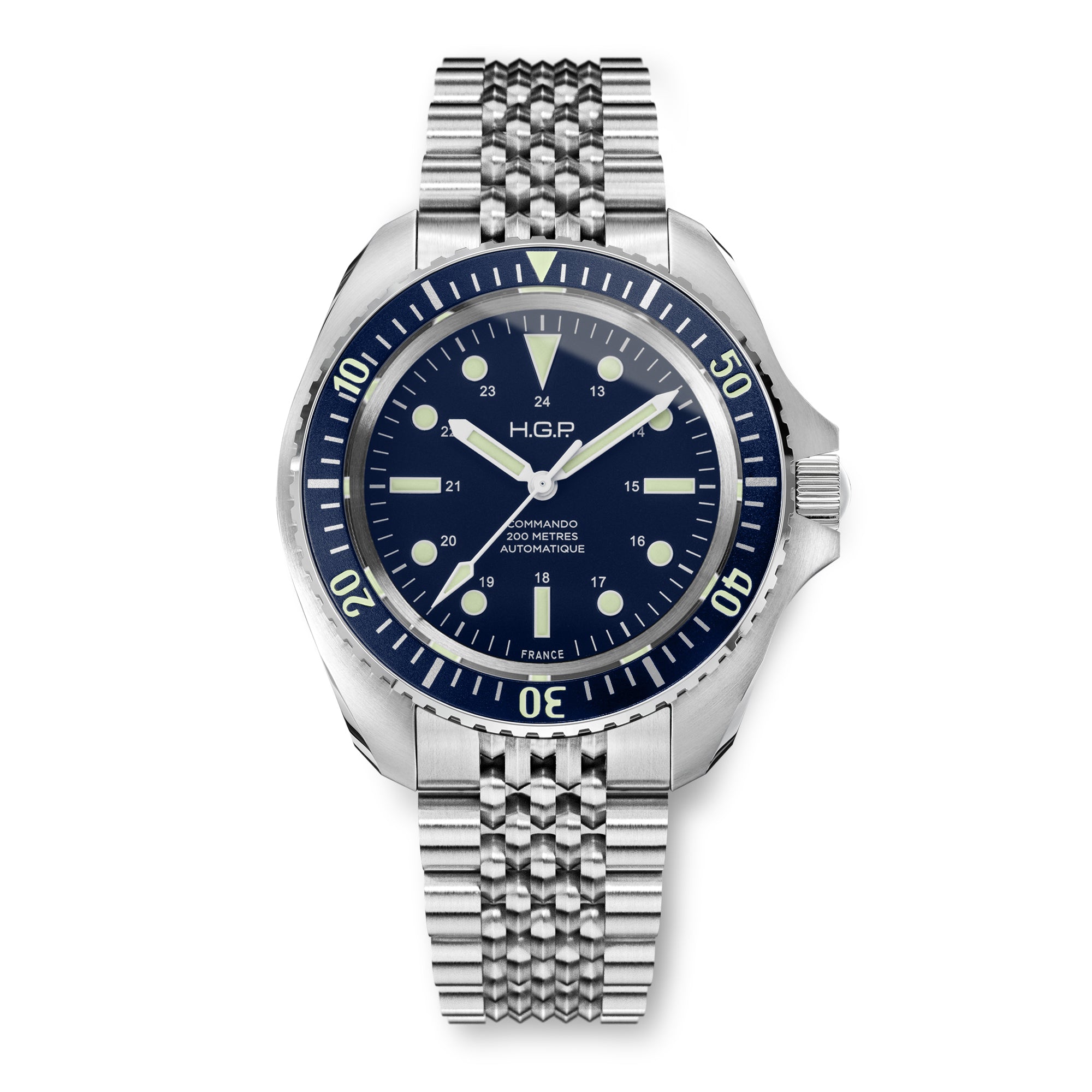 Montre de plongée Diver 200M Automatic Commando - Bleue