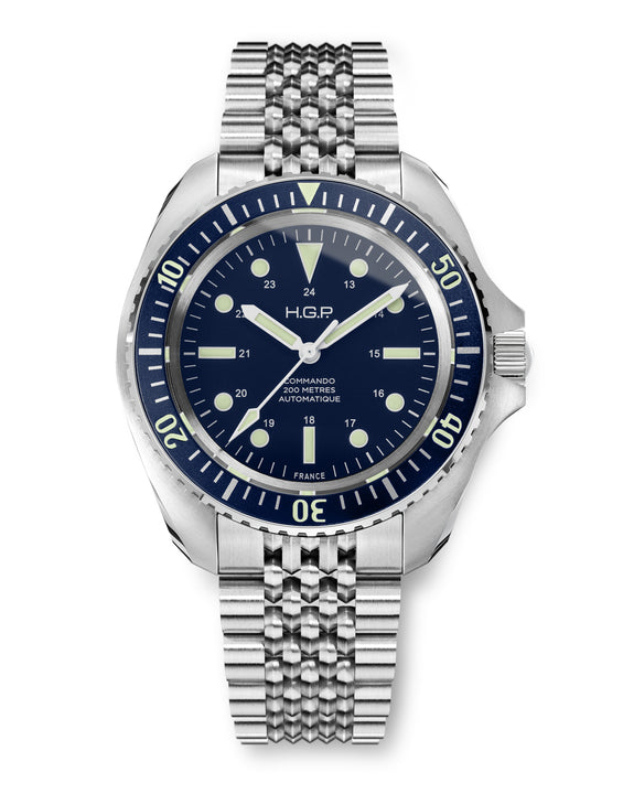 Montre de plongée Diver 200M Automatic Commando - Bleue