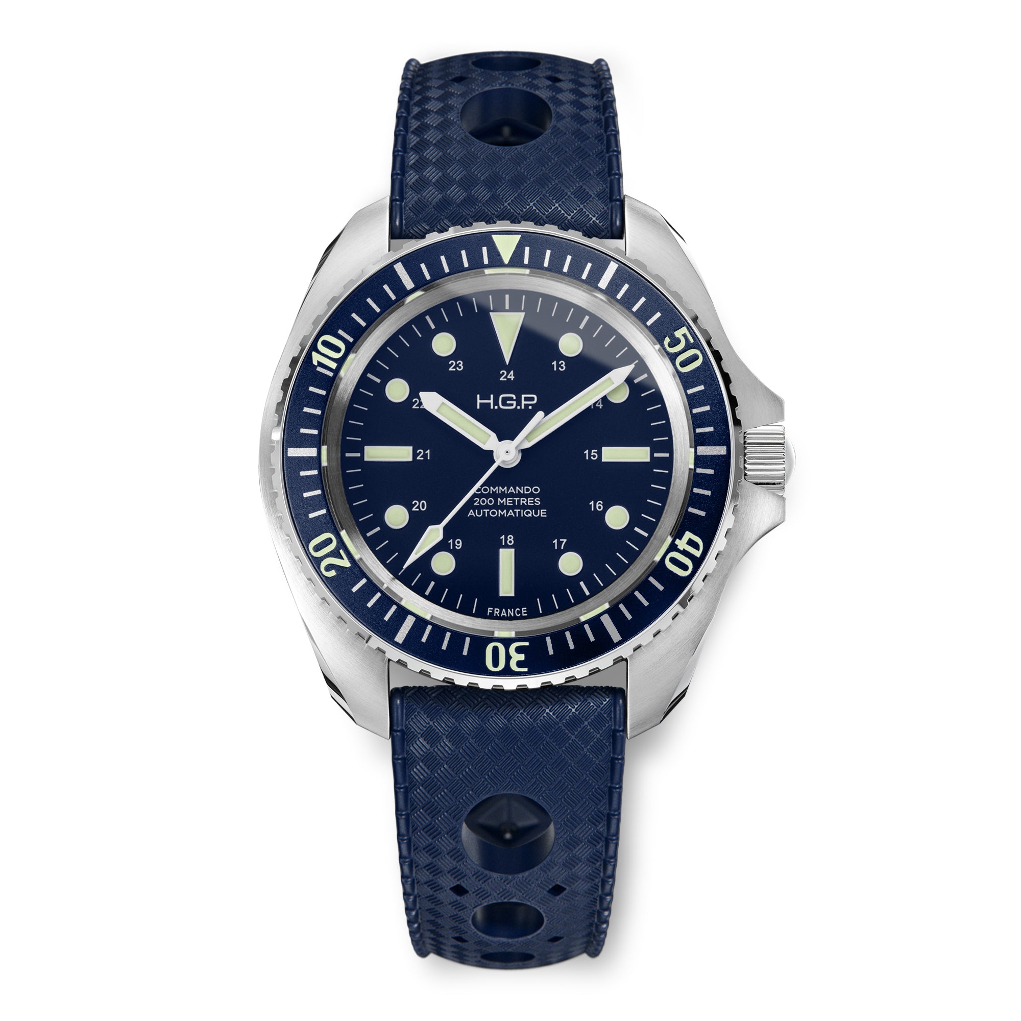 Montre de plongée Diver 200M Automatic Commando - Bleue