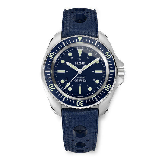 Montre de plongée Diver 200M Automatic Commando - Bleue
