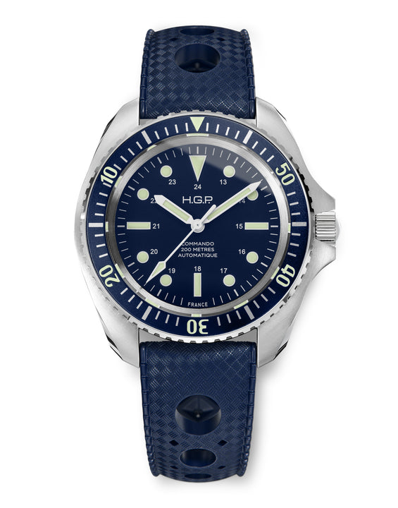 Montre de plongée Diver 200M Automatic Commando - Bleue