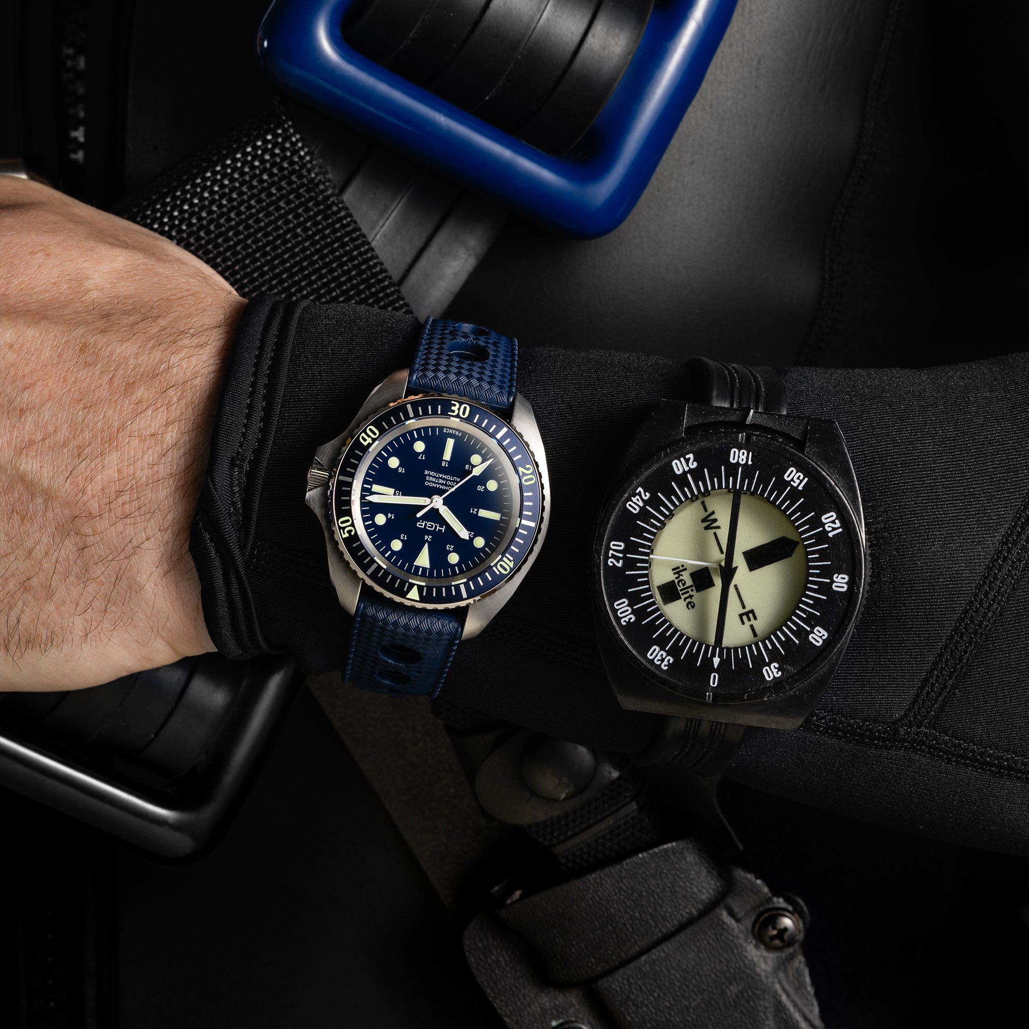 Montre de plongée Diver 200M Automatic Commando - Bleue