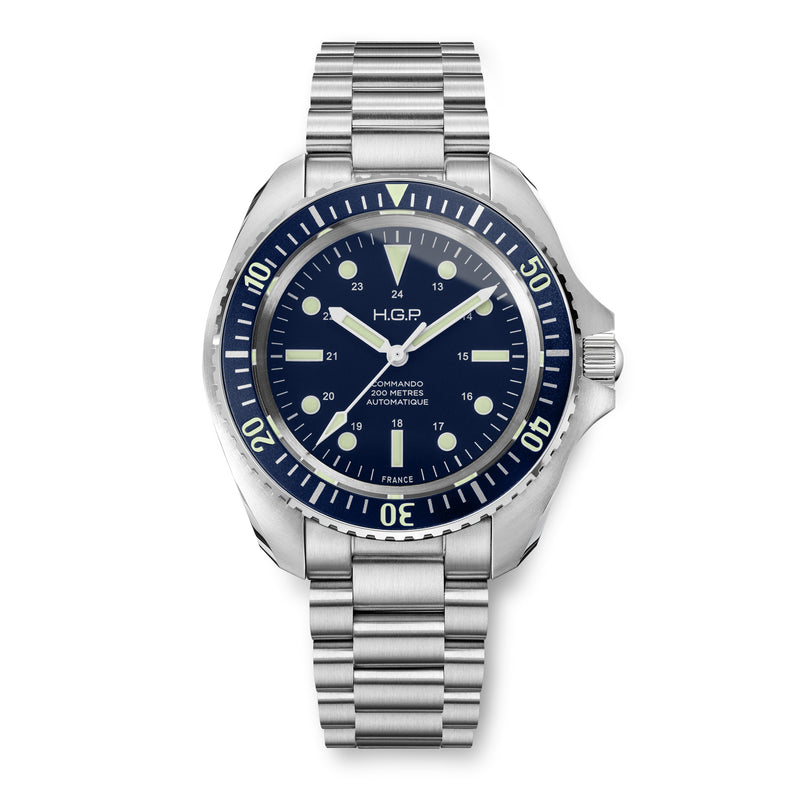 Montre de plongée Diver 200M Automatic Commando - Bleue