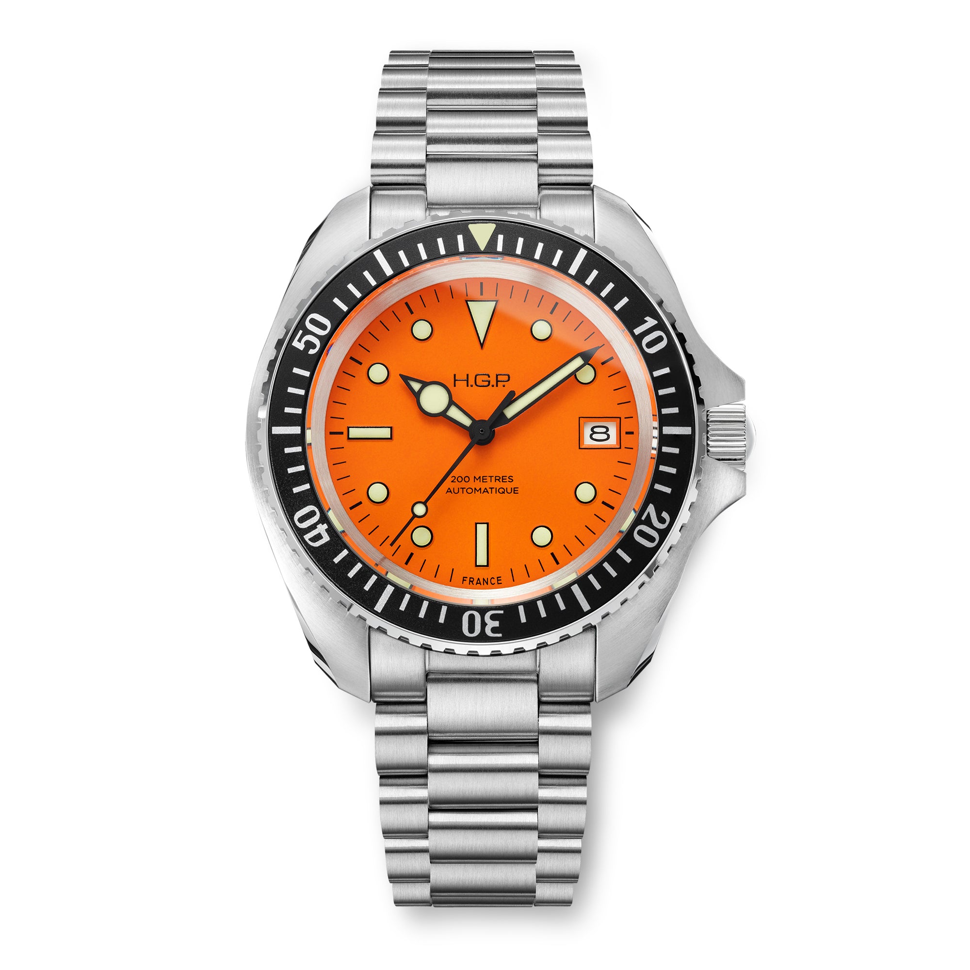Montre de plongée Diver 200M automatic - Orange