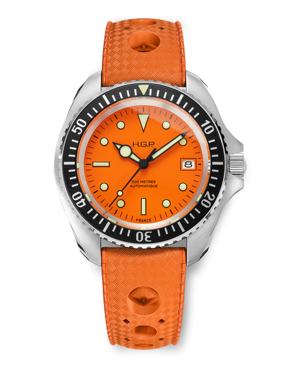 Diver 200M Automatic Diving Watch - Orange