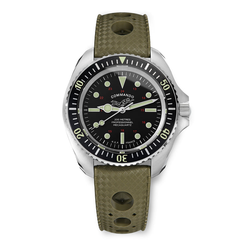 Diver 200M Mecaquartz Commando Diving Watch