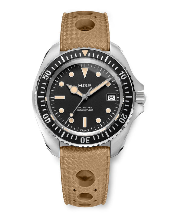 Diver 200M Automatic Vintage Diving Watch - Desert Strap