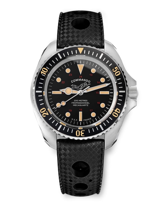 Diver 200M Mecaquartz Commando Diving Watch - Vintage