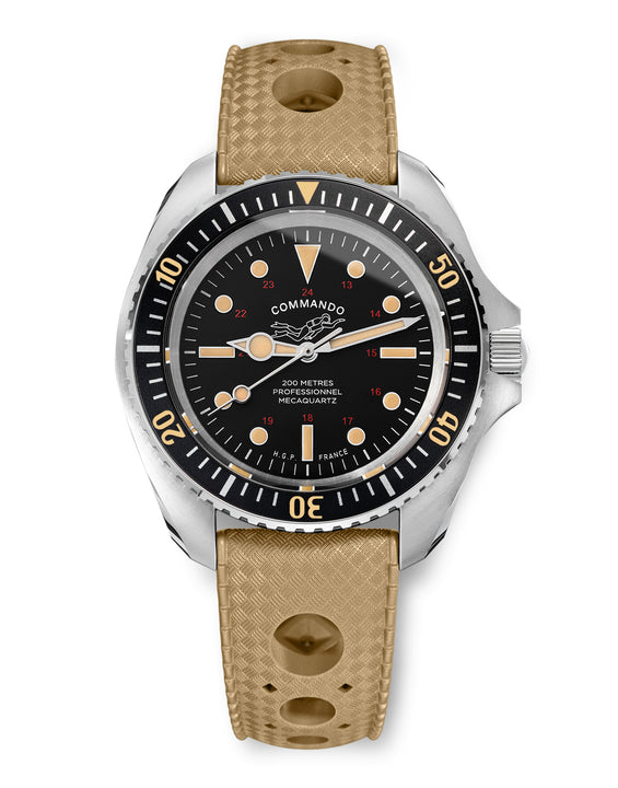 Montre de plongée Diver 200M Mecaquartz Commando - Vintage