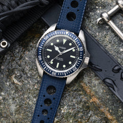 Diver 200M Mecaquartz Diving Watch - Blue - HGP - Dive Watches