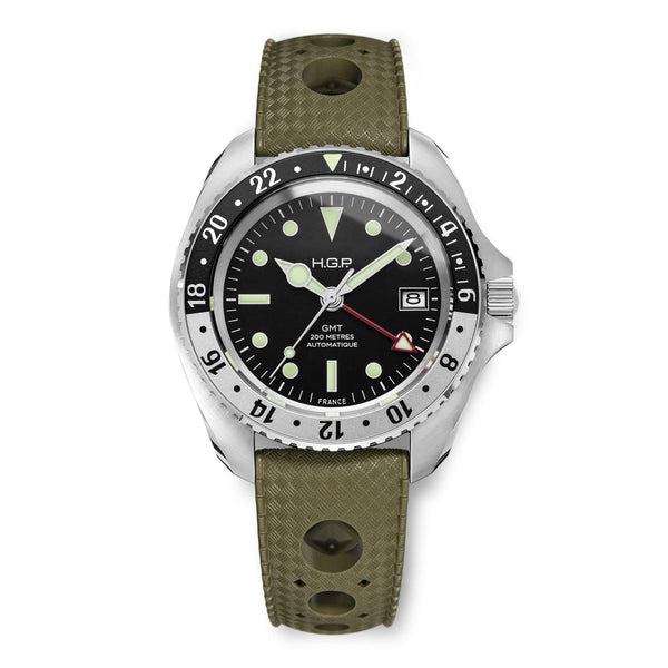 Diver GMT 200M Automatic Diving Watch – HGP - Dive Watches