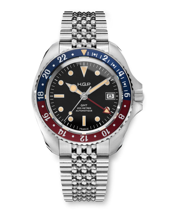 Diver GMT 200M Automatic Vintage Bracelet Diving Watch