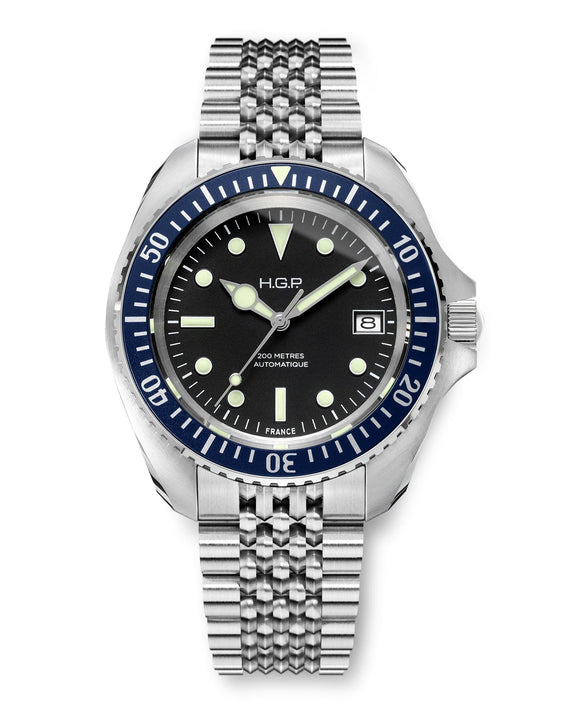 Diver 200M Automatic Bracelet Diving Watch - Blue